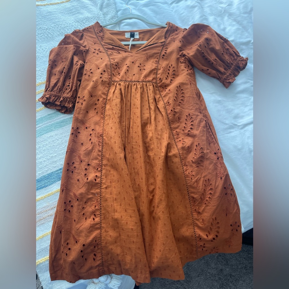 Brown baby doll dress from target